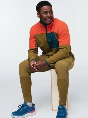 Cotopaxi Abrazo Green Blue Fleece Hiking Jogger Pant- M